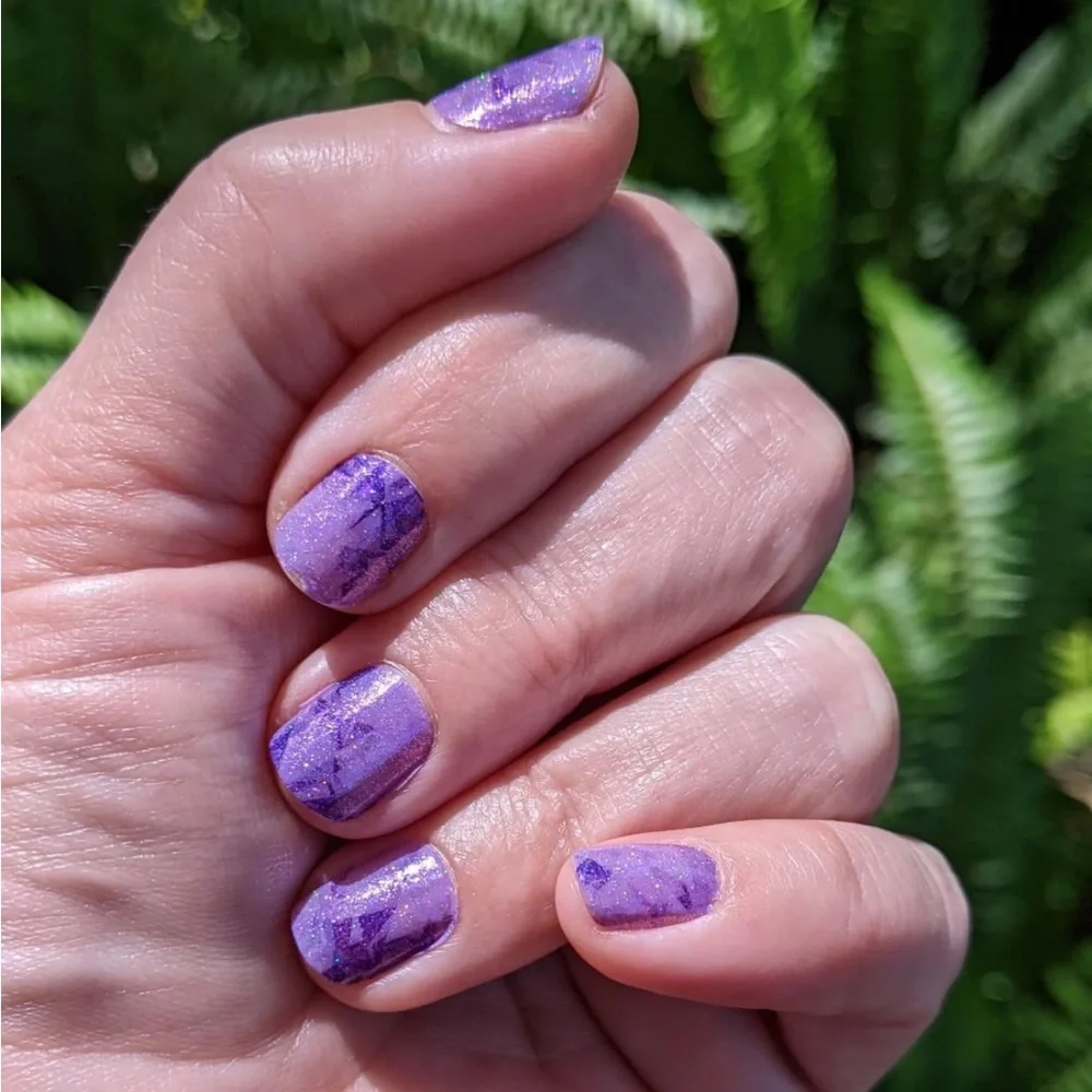 *Retired* Color Street: Out of Quartz | Purple Amethyst Glitter Jewel Stone